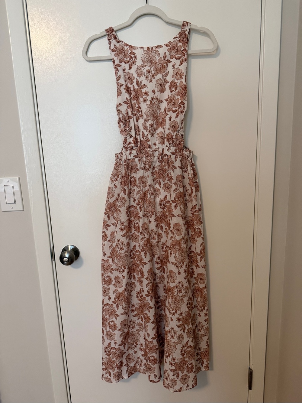 Petal & Pup - Esther Floral Sleeveless Midi Dress with Open Back